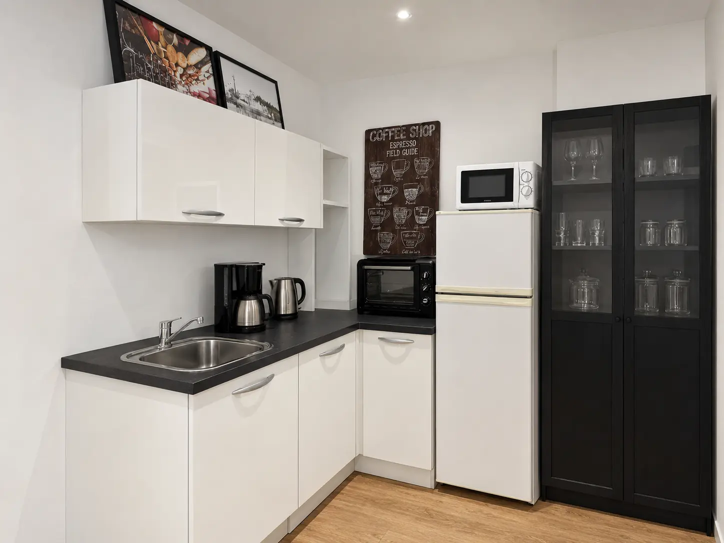 La cuisine équipée de La Porte Rouge